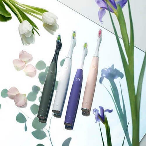 Электрическая щетка Xiaomi ультразвуковая Oclean Air 2 щетина средняя купить,0