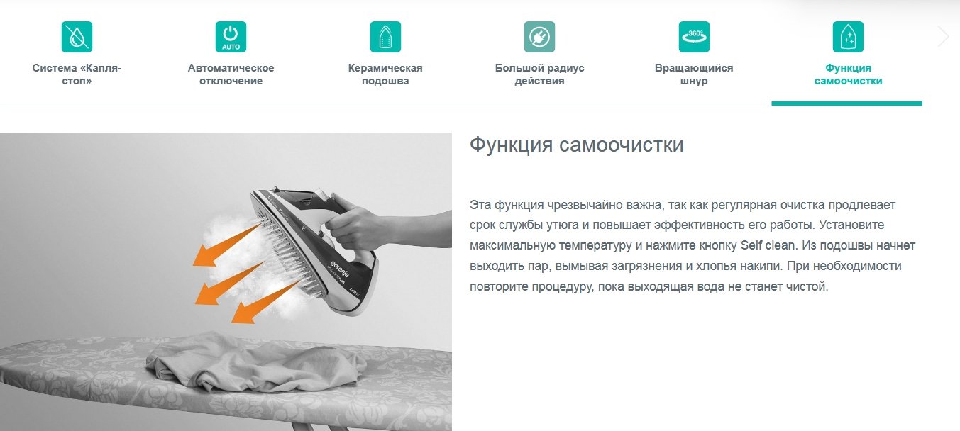 Утюг Gorenje SIH2200TQC синий - ForteMarket Утюг Gorenje SIH2200TQC синий купить,0
