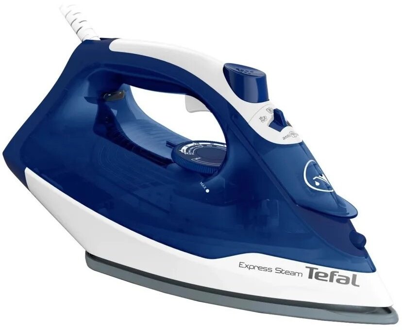 Утюг Tefal FV2838E0 белый, синий