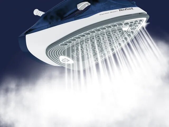Утюг Tefal FV2838E0 белый, синий купить,0