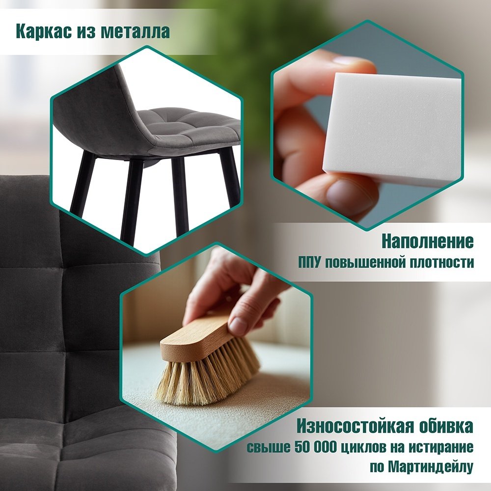 Барный стул Tetchair CHILLY, 94x55x44 см, серый купить,0