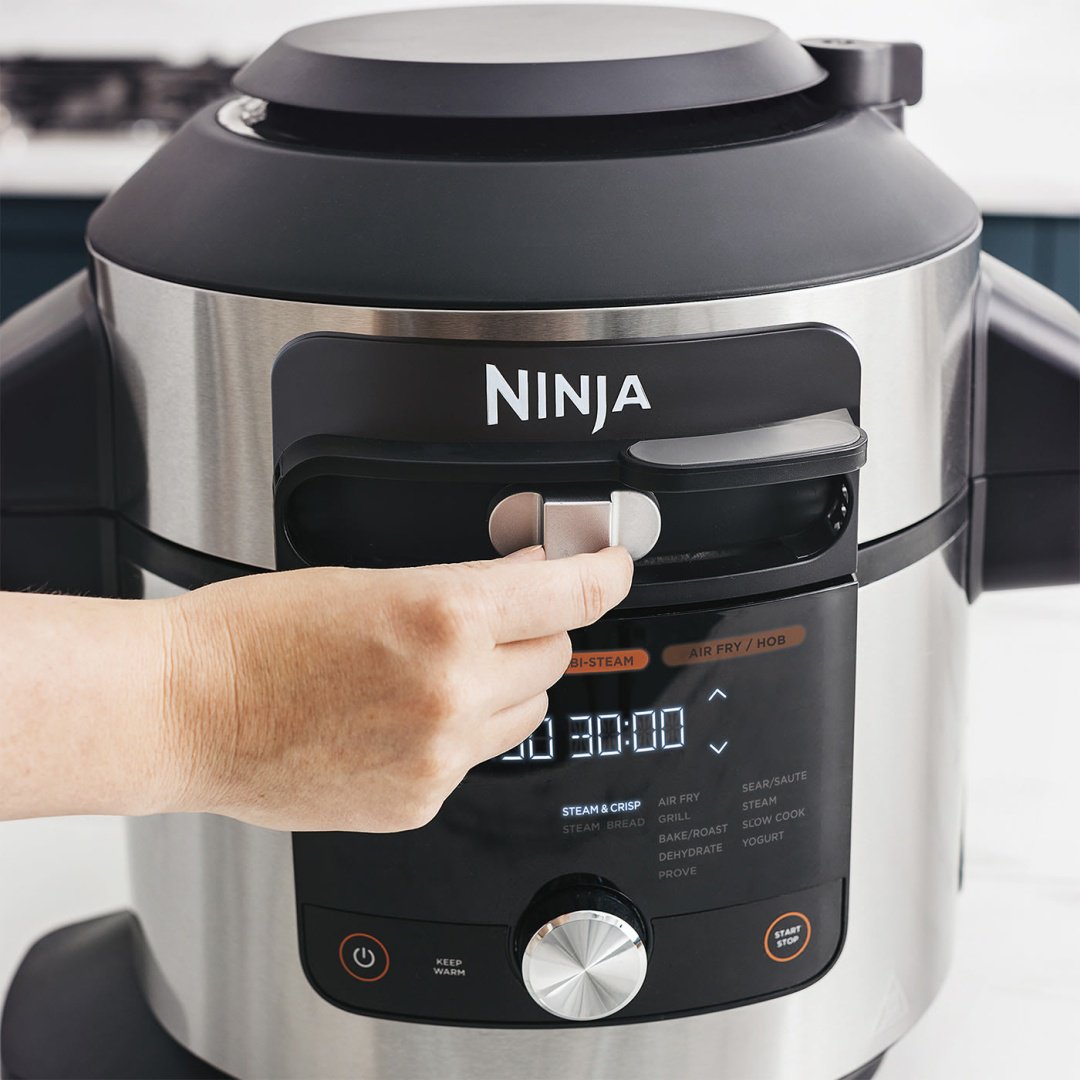Скороварка/мультиварка NINJA KITCHEN Foodi MAX OL750EU SmartLid Air Fryer черный, серебристый - ForteMarket Скороварка/мультиварка NINJA KITCHEN Foodi MAX OL750EU SmartLid Air Fryer черный, серебристый купить,0