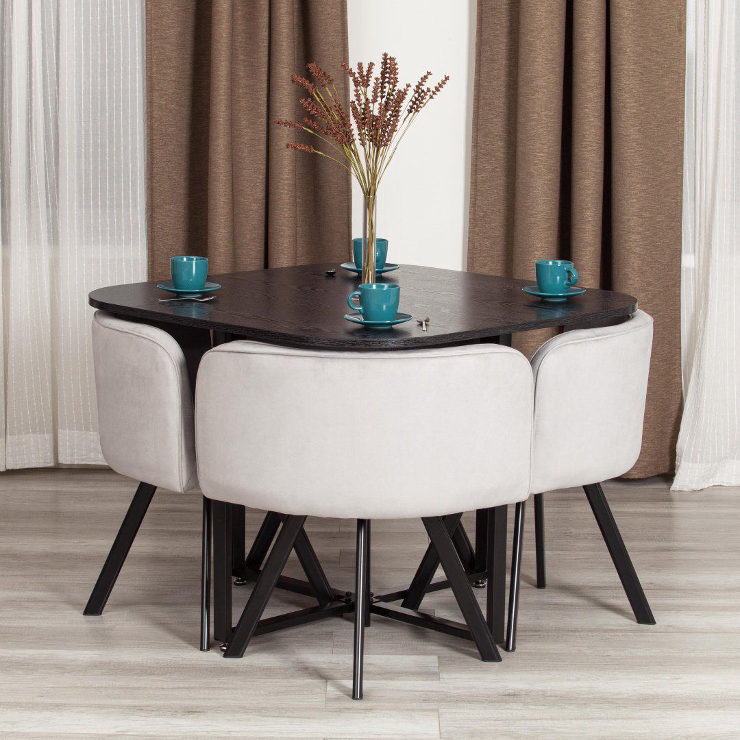 Комплект Tetchair 21299 100х100см черный/серый купить,NaN
