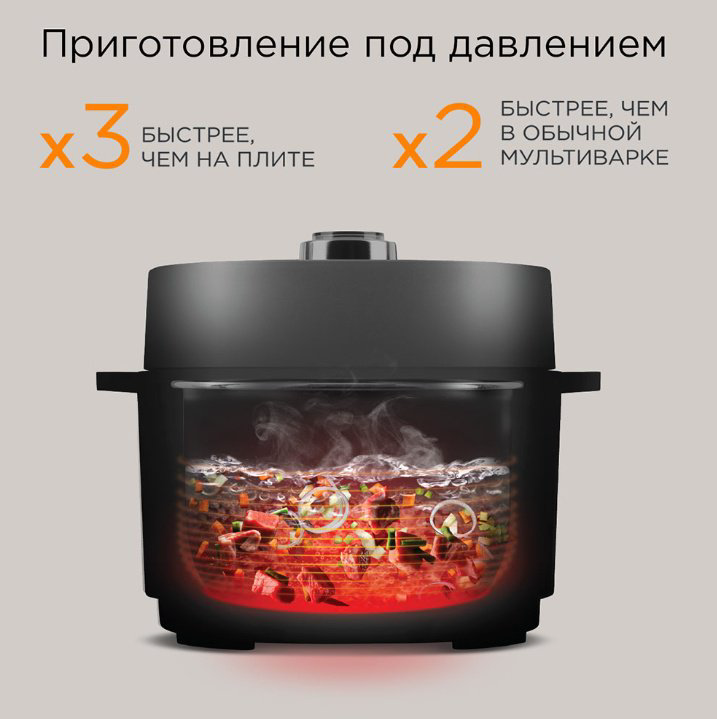 Мультиварка REDMOND MP112 серый, черный, серебристый, стальной купить,NaN