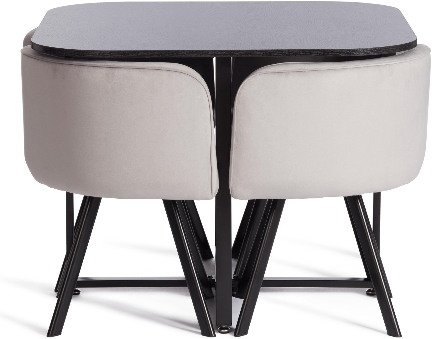 Комплект Tetchair 21299 100х100см черный/серый купить,NaN