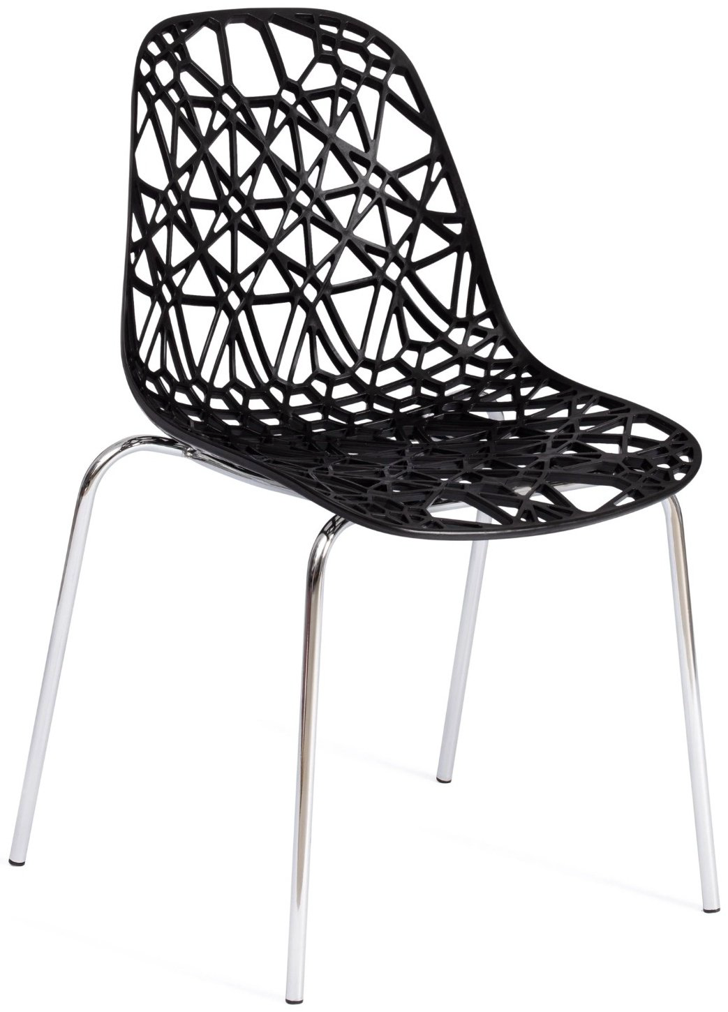 Комплект стульев Tetchair CRISPY, 80x44x56 см, черный купить,NaN