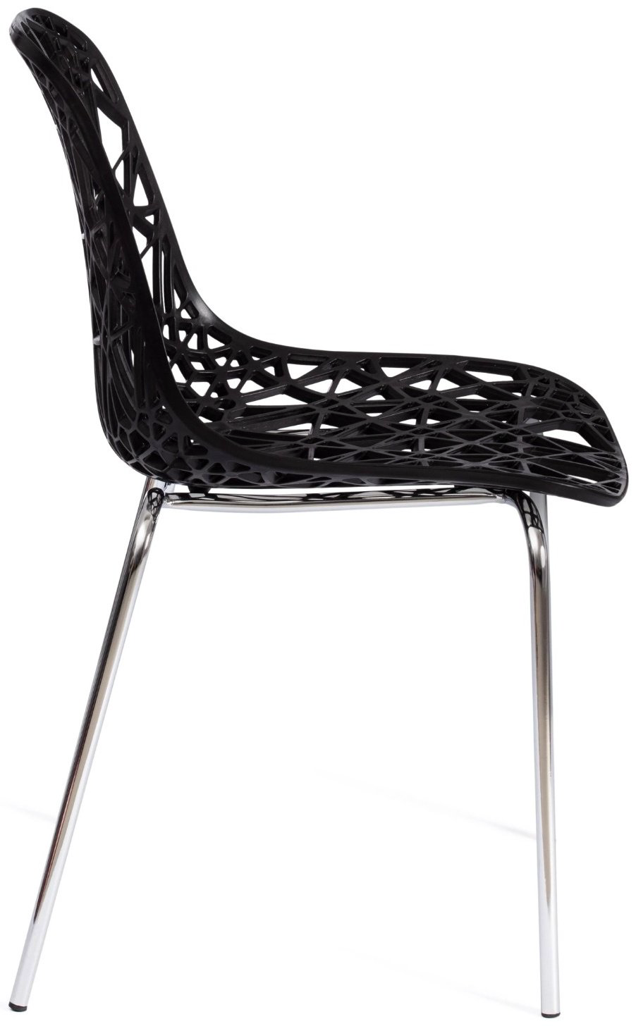 Комплект стульев Tetchair CRISPY, 80x44x56 см, черный купить,NaN