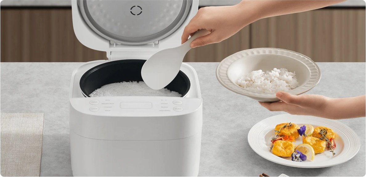 Мультиварка Xiaomi Rice Cooker (MFB120A-1) белый купить,0