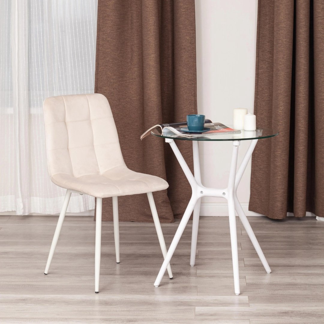 Стул Tetchair CHILLY 20418, 86x44.5x52.5 см, бежевый купить,NaN