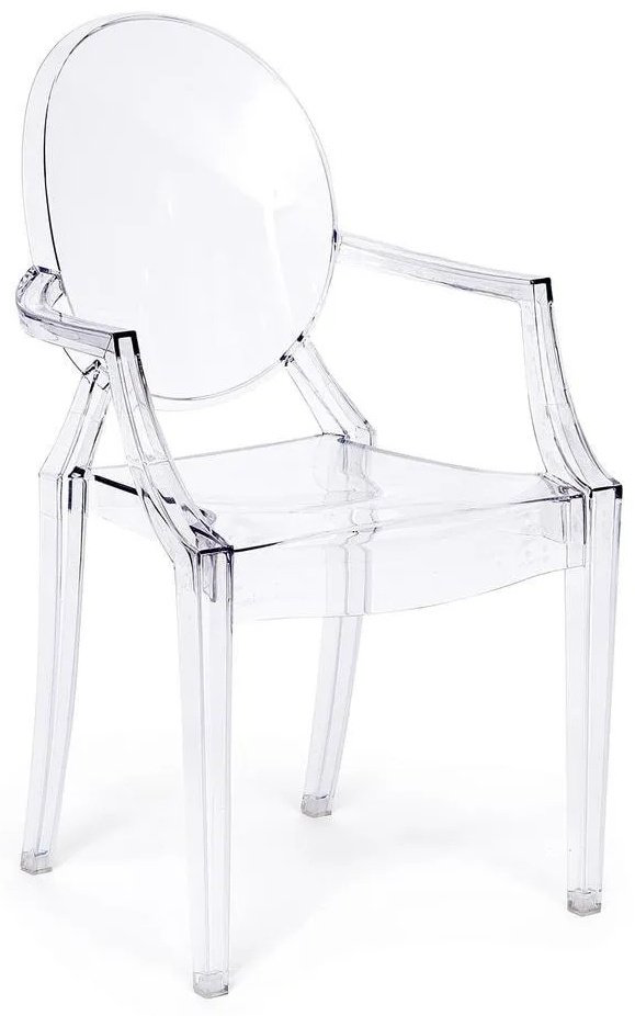 Tetchair MEDALION, 92.5x56.5x53.2 см, прозрачный купить,NaN