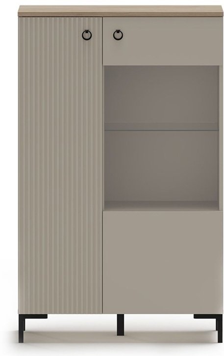 Шкаф-стеллаж БРВ Брест Доменика REG1D1W/140 белый купить,NaN