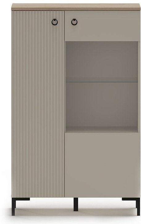 Шкаф-стеллаж БРВ Брест Доменика REG1D1W/140 белый купить,NaN