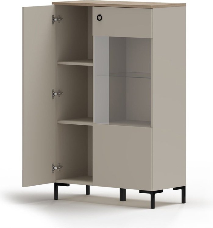 Шкаф-стеллаж БРВ Брест Доменика REG1D1W/140 белый купить,NaN