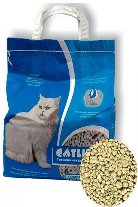 Наполнитель CATLITTER бентонитовый комкующийся 20 кг купить,0