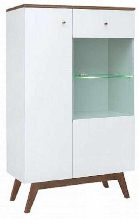 Шкаф-стеллаж Гербор Тата REG1D1W белый купить,NaN