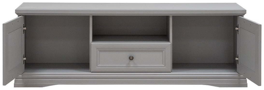 ТВ-тумба напольная АНРЭКС Валенсия, 00032957, 151.6x53.6x40.3 см, светло серый купить,0
