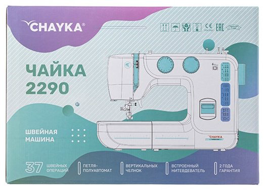 Швейная машина CHAYKA 2290 белый, голубой - ForteMarket Швейная машина CHAYKA 2290 белый, голубой купить,94059