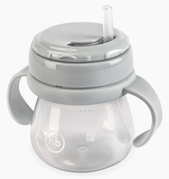 Поильник Happy Baby 250мл 14012 Aqua серый  купить,NaN