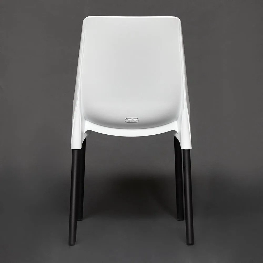 Стул Tetchair Genius 19113, 84x46x56 см, черный, белый купить,NaN