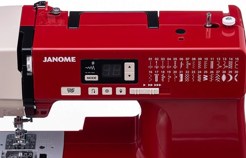 Швейная машина Janome ТМ30 красный - ForteMarket Швейная машина Janome ТМ30 красный купить,0