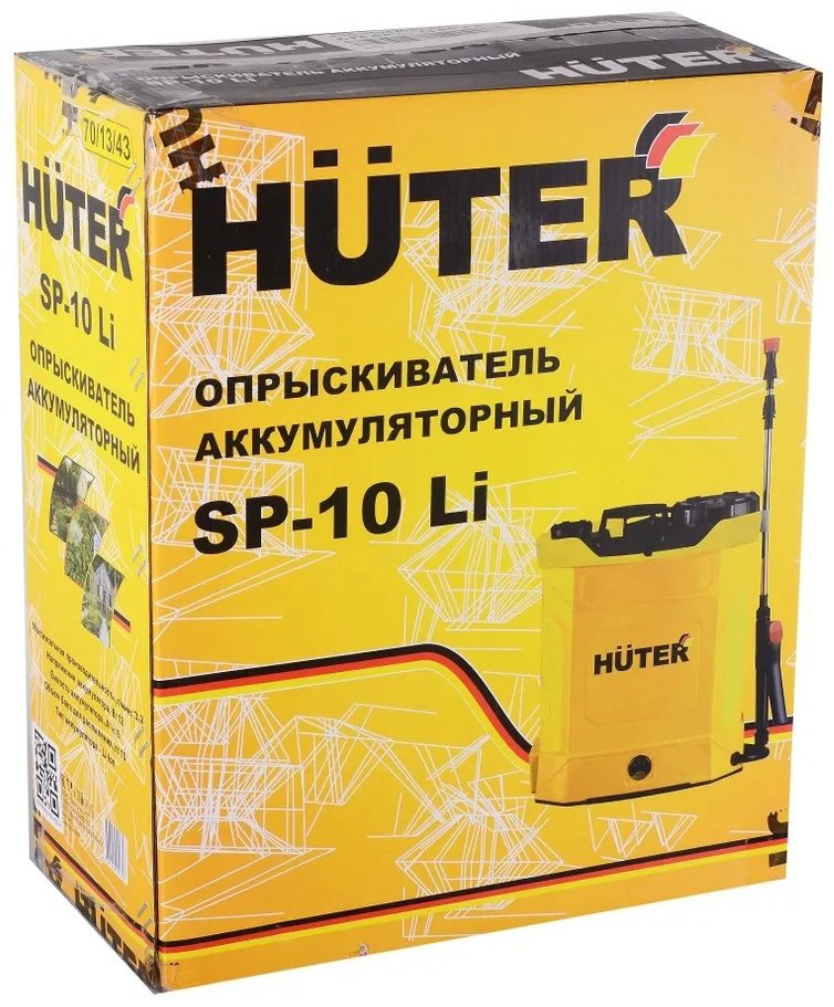 Опрыскиватель Huter аккумуляторный SP-10Li купить,NaN