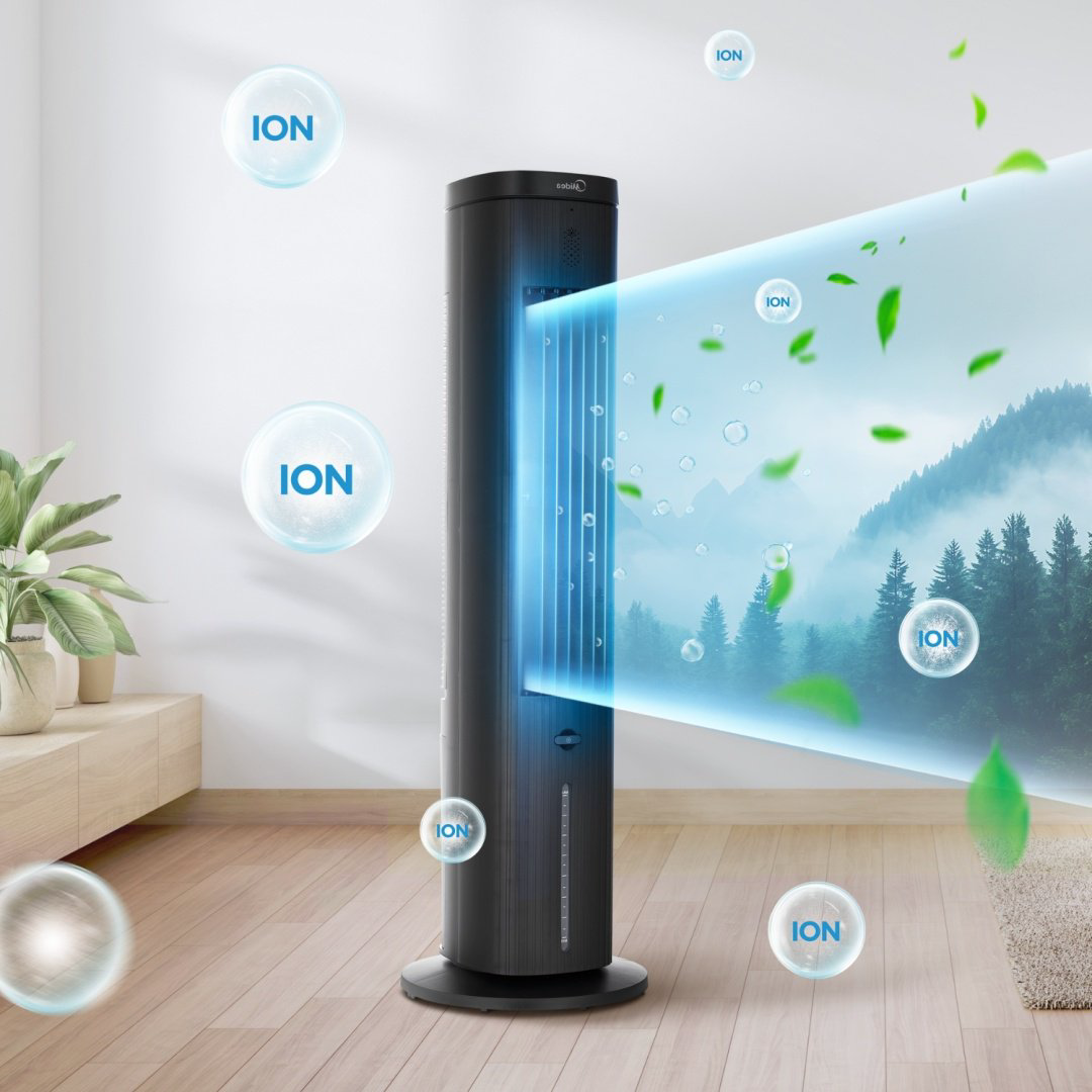 Вентилятор Midea AC100-25JR черный купить,NaN