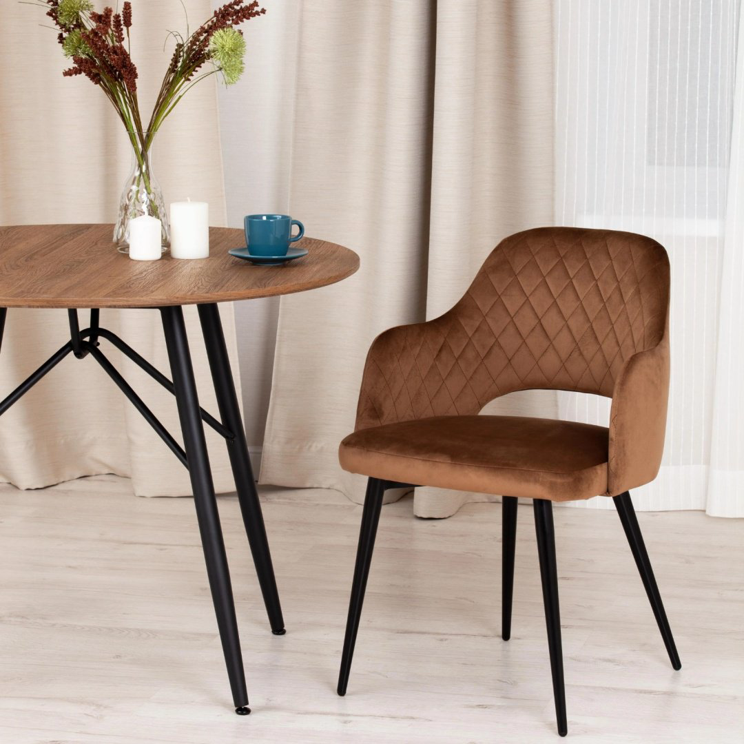 Стул Tetchair VALKYRIA 14335, 80x55x55 см, коричневый купить,NaN
