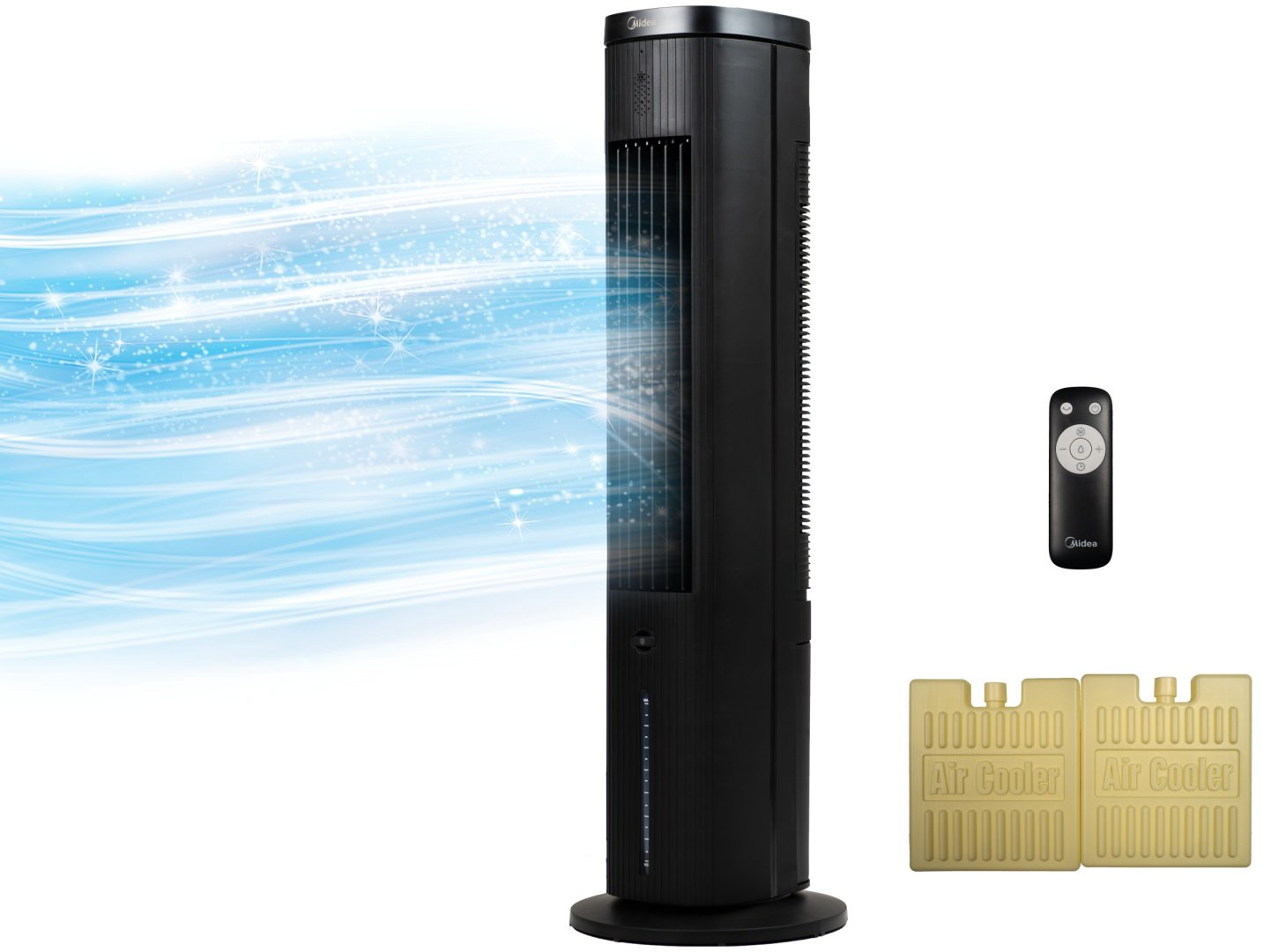 Вентилятор Midea AC100-25JR черный купить,NaN