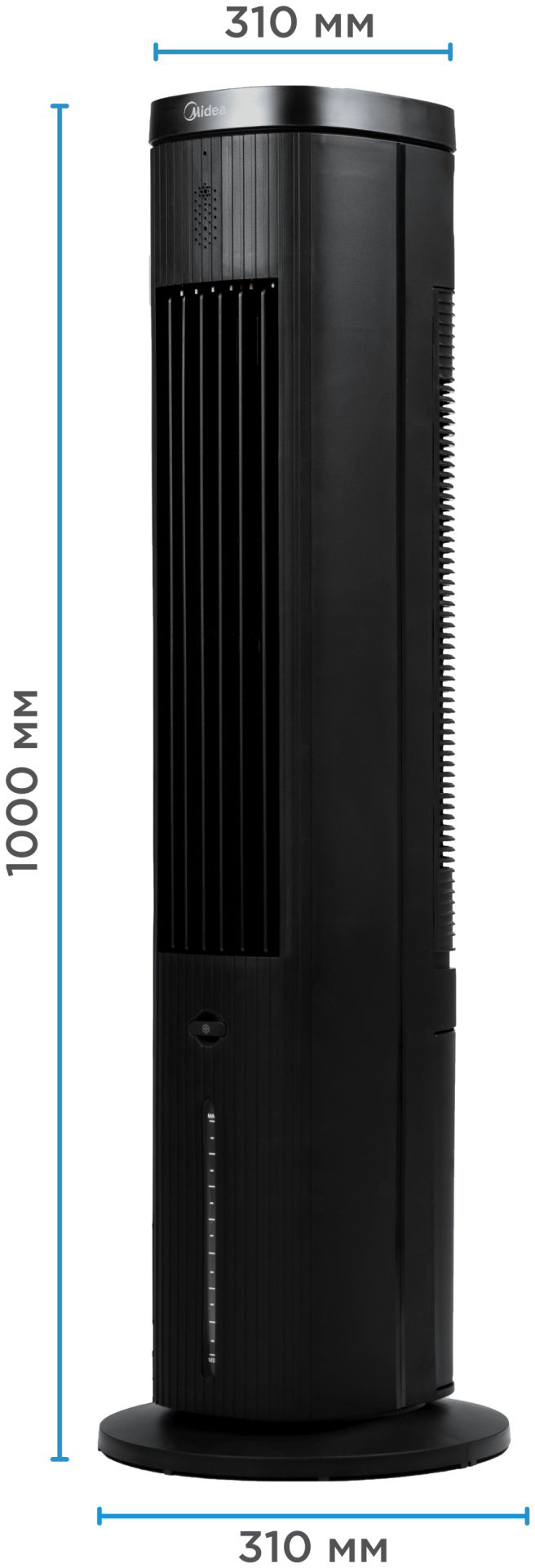 Вентилятор Midea AC100-25JR черный купить,NaN