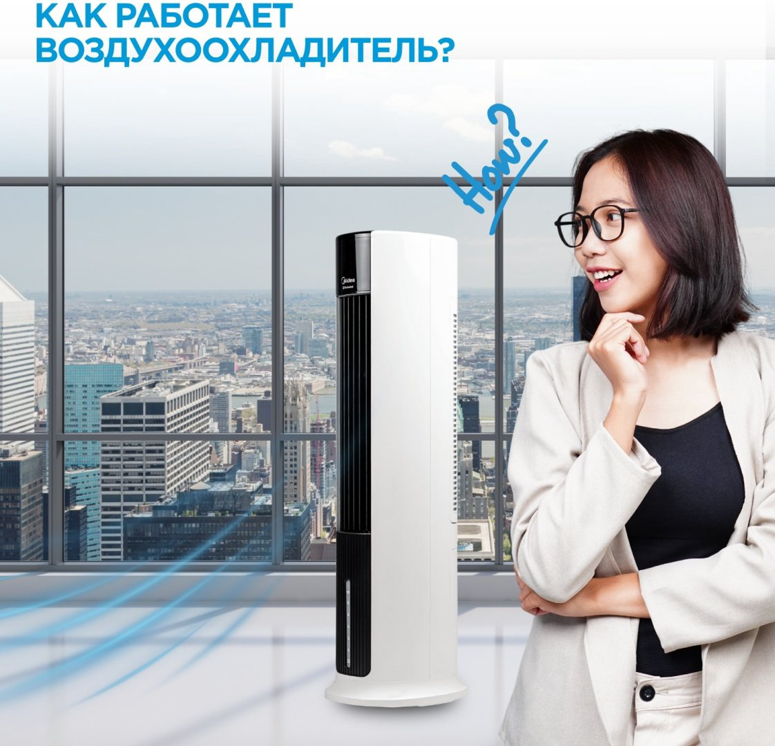 Вентилятор Midea AC120-19ARB белый купить,58389