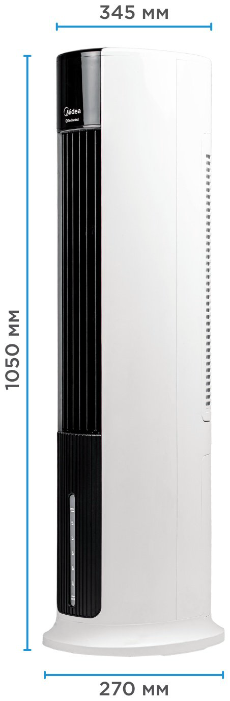 Вентилятор Midea AC120-19ARB белый купить,58389