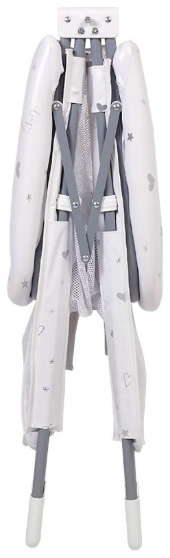 Манеж Polini kids Comfort French Teddy 0002160-13 белый-серый купить,NaN