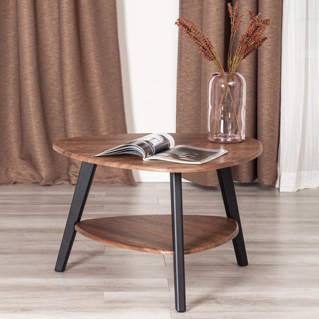 Журнальный столик Tetchair классический 21379 Tetchair FABIO, 78x77x50 см, черный