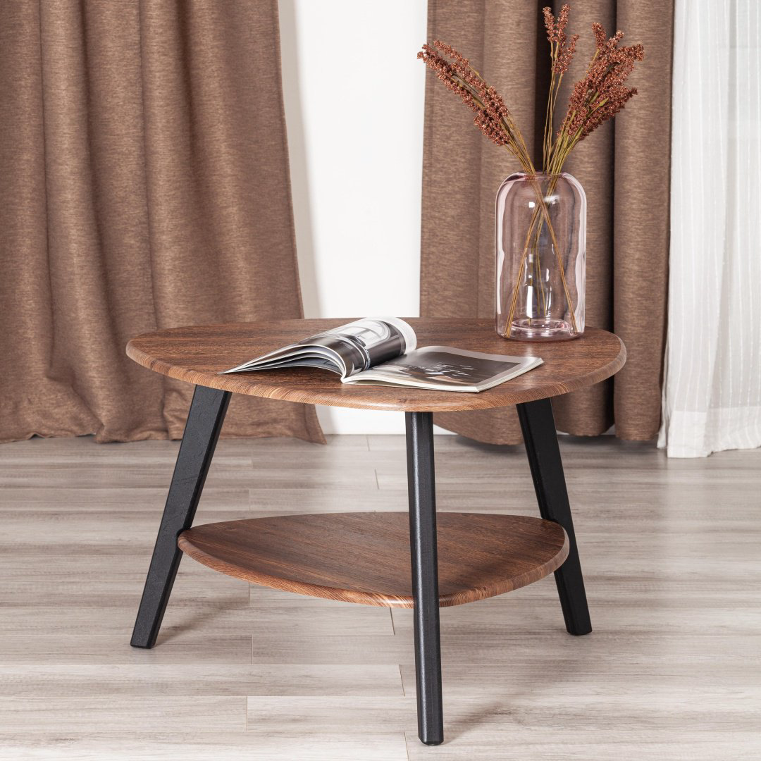 Журнальный столик Tetchair классический 21379 Tetchair FABIO, 78x77x50 см, черный купить,NaN
