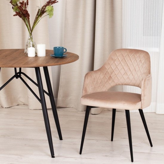 Стул Ixlos Valkyria, 81x55x55 см, бежевый 1 шт. - ForteMarket Стул Ixlos Valkyria, 81x55x55 см, бежевый 1 шт. купить,0