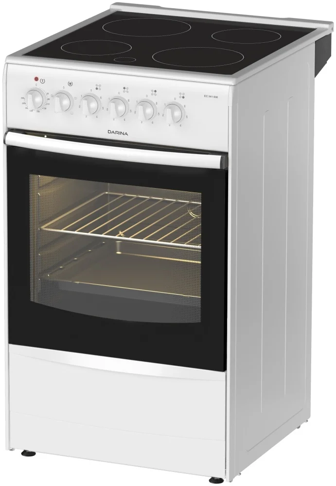 Кухонная плита Дарина 1B EC 341 606 White