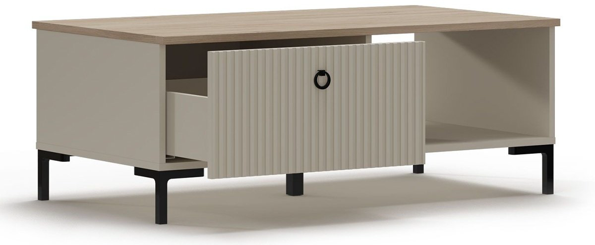 BRW Брест Доменика, 00036633, 110x61x42, серый, светло-коричневый купить,NaN