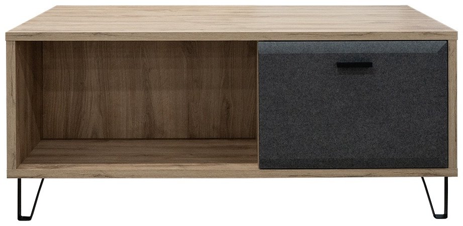 BRW Брест Грэйс 00032797, 110x70x50 см, коричневый-черный