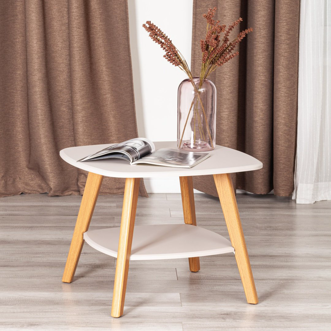 Журнальный столик Tetchair классический RIO	, 65x65x50 см, кремовый купить,NaN