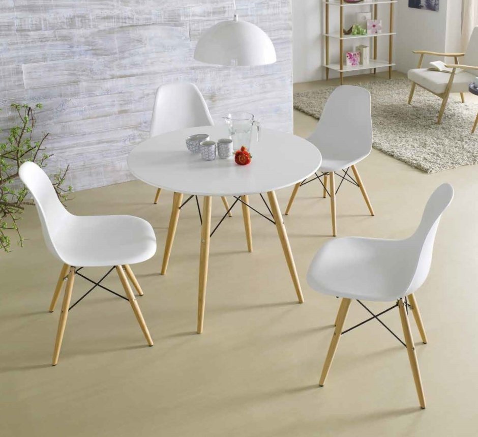 Комплект стульев 6 шт АТАЛ Прайз 02112025, 78x42x38 см, белый купить,0