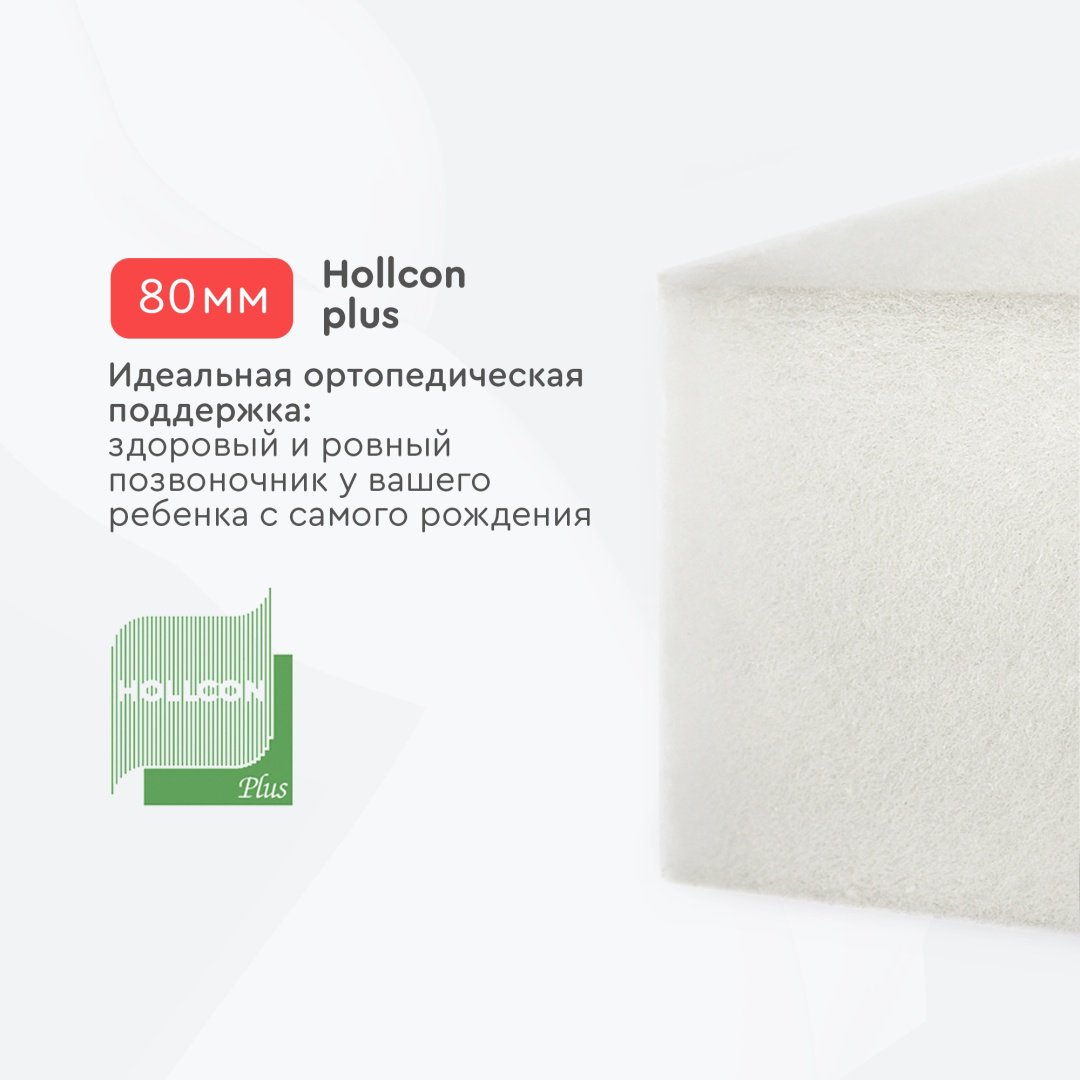 Детский матрас TOMIX Basic 60x120x8 см, беспружинный, синтетика - ForteMarket Детский матрас TOMIX Basic 60x120x8 см, беспружинный, синтетика купить,0