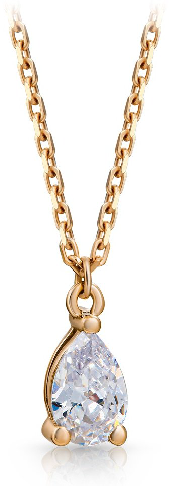 Колье Бронницкий Ювелир 14011597450 длина 45 см вес 2.06 г золото, фианит купить,NaN