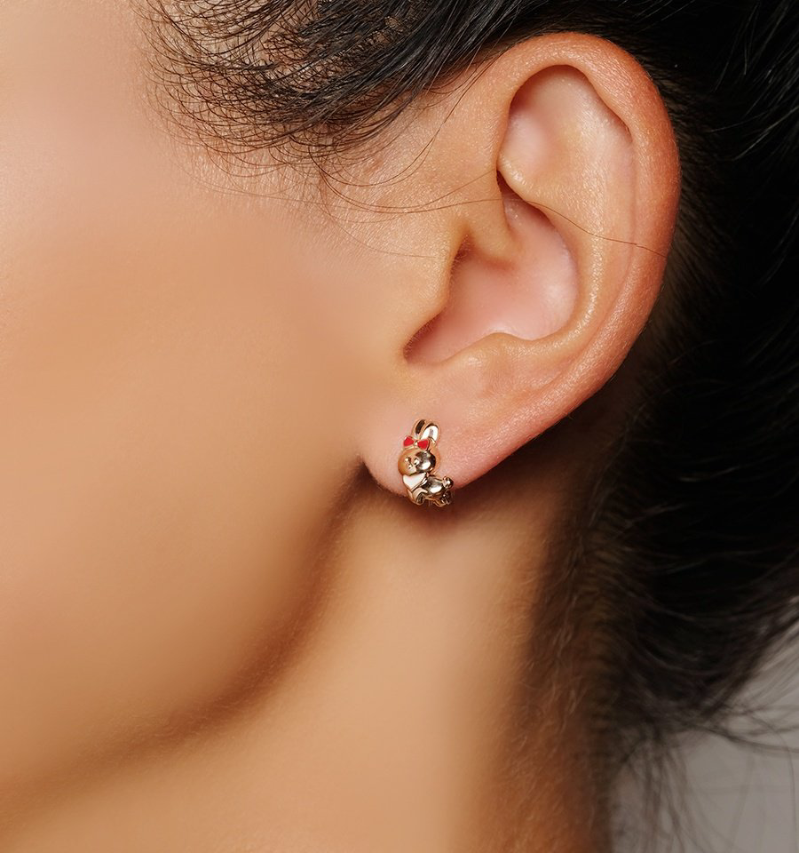 Серьги Династия 006682-1680 вес 1.74 г золото, эмаль купить,118320