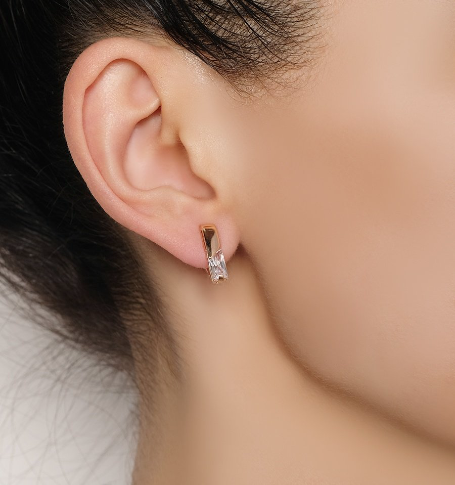 Серьги Династия 009642-1100 вес 2.51 г золото, фианит купить,NaN