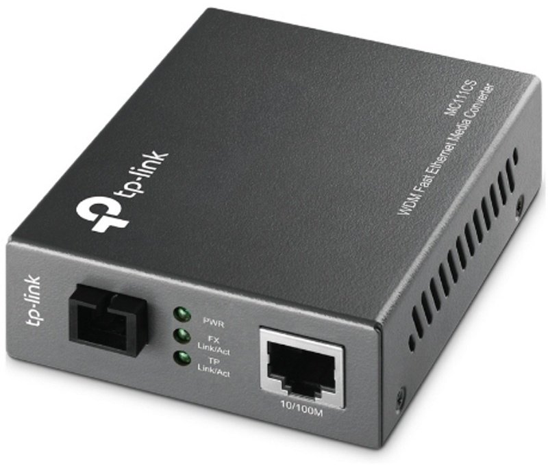 Медиаконвертер TP-LINK MC111CS черный
