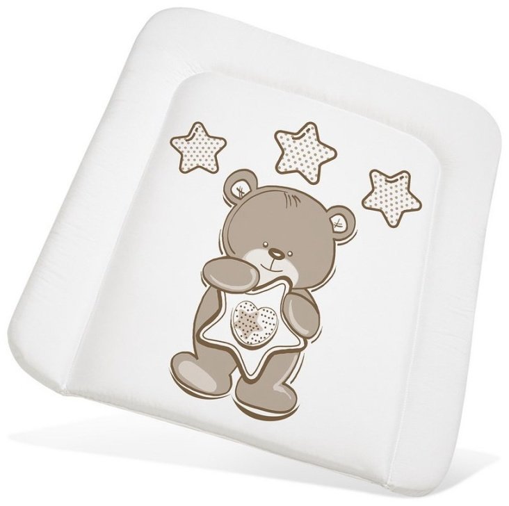 Пеленальный матрас Baby Boom BB/ПН-06, 65x55 см, белый