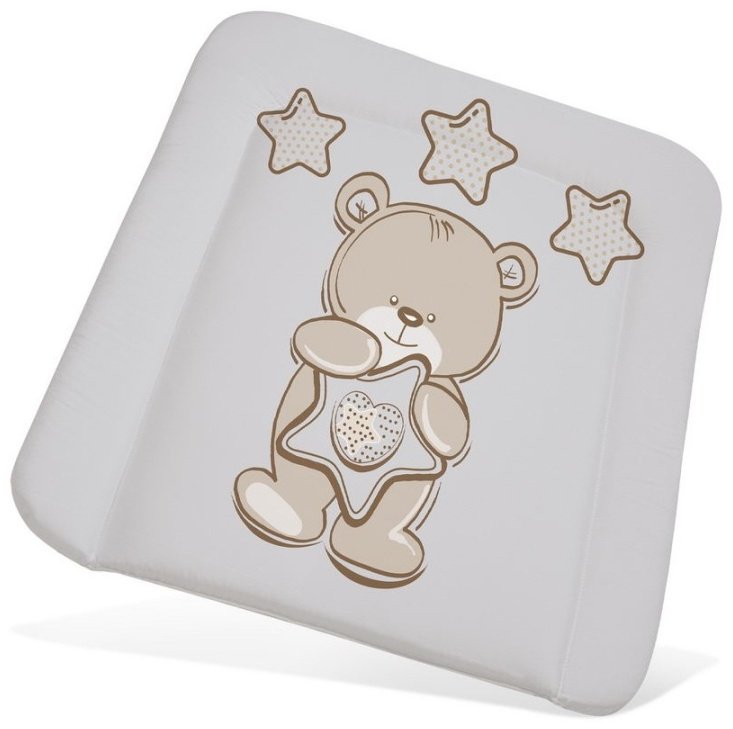 Пеленальный матрас BoomBaby BB/ПН-05, серый