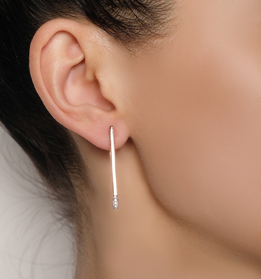 Серьги Династия 006342-1102 вес 3.15 г золото, фианит купить,NaN
