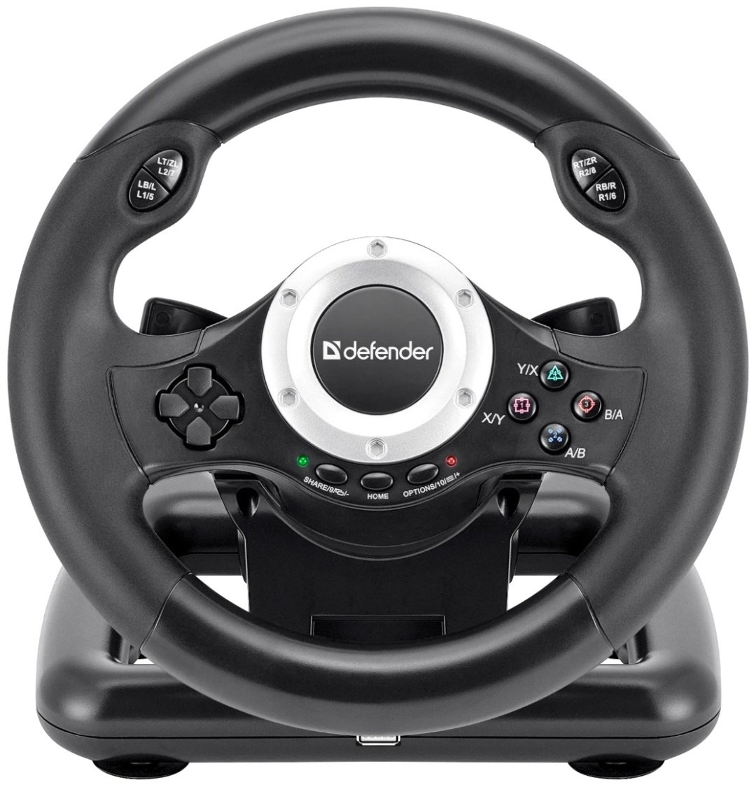 Игровой контроллер Defender Turbo Pro 64291 черный