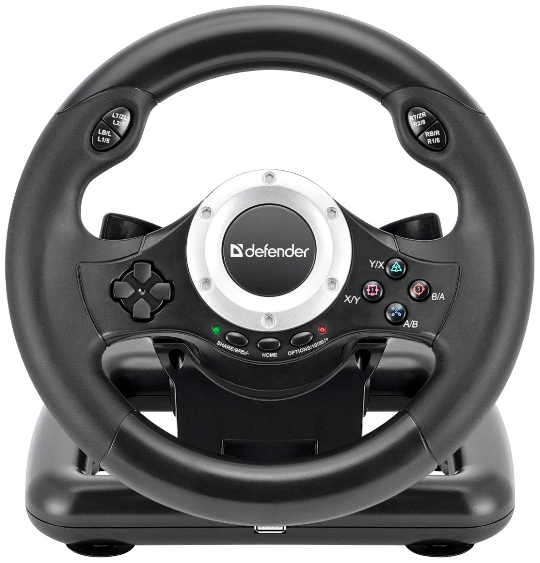 Игровой контроллер Defender Turbo Pro 64291 черный купить,35990